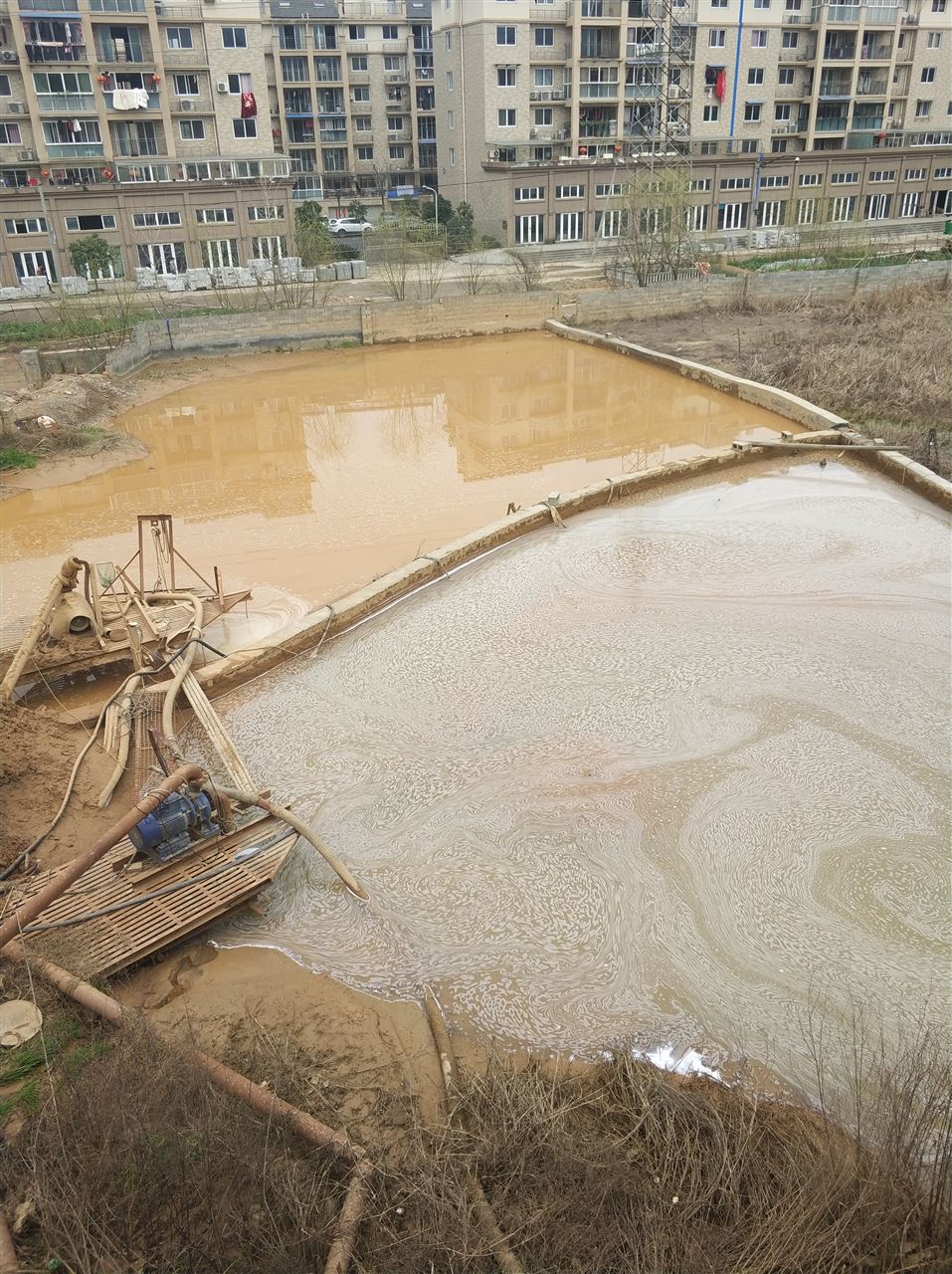 姜堰沉淀池淤泥清理-厂区废水池淤泥清淤